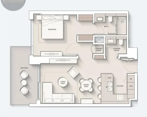 Apartamenty z prywatną plażą