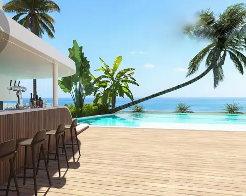 Apartament z widokiem na morze w La Manga