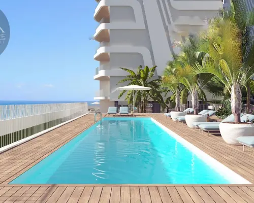 Apartament z widokiem na morze w La Manga