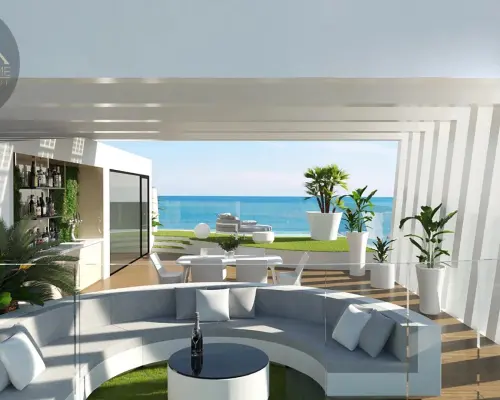 Apartament z widokiem na morze w La Manga