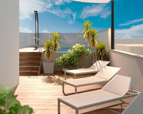 Nowy apartament 190 metrów od plaży w Torevieja