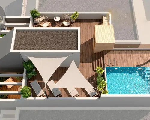 Nowy apartament 190 metrów od plaży w Torevieja