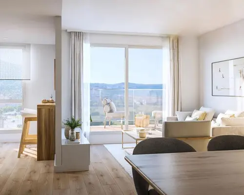 Gotowy penthouse 500 m od plaży w miasteczku Dénia