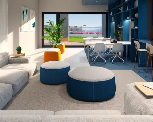 Wytworny apartament przy plaży z widokiem na morze