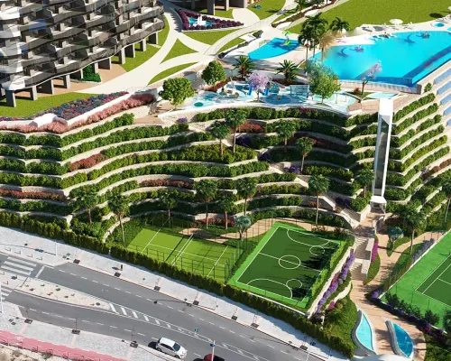 Wytworny apartament przy plaży z widokiem na morze