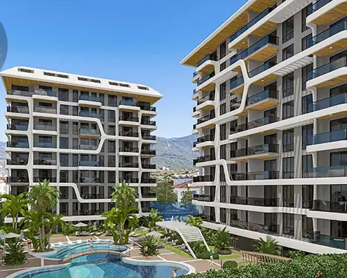 Nowoczesne apartamenty 245 metrów od morza