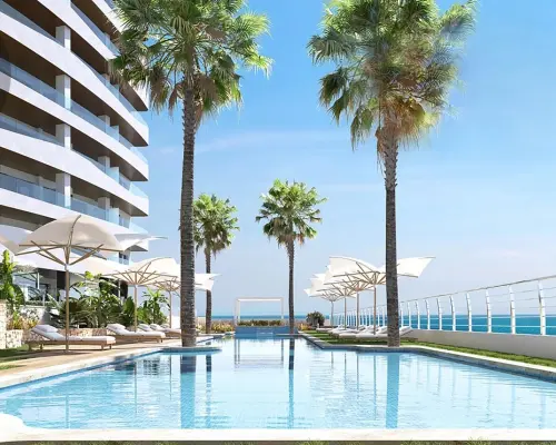 Apartament z widokiem na morze w La Manga