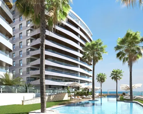 Apartament z widokiem na morze w La Manga