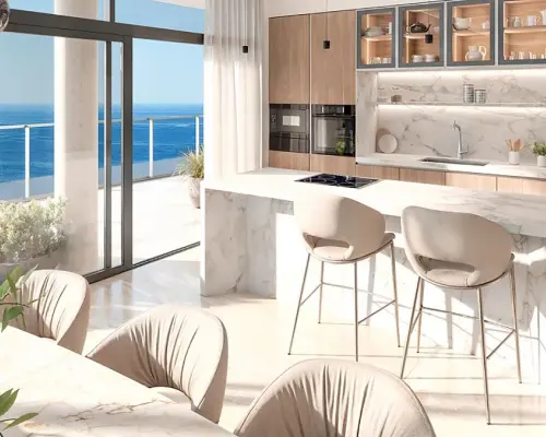 Apartament z widokiem na morze w Benidormie