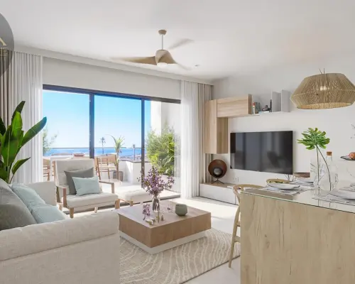 Nowoczesny apartament w pierwszej linii w Lo Pagan