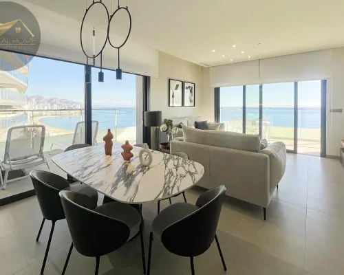 Wytworny apartament z widokiem na morze w Benidorm