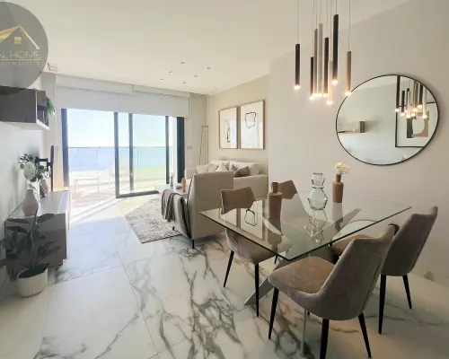 Wytworny apartament z widokiem na morze w Benidorm