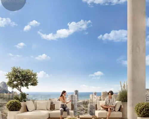 apartamenty z widokiem na morze w Calpe