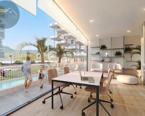 apartamenty z widokiem na morze w Calpe
