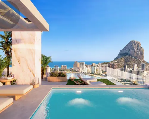 apartamenty z widokiem na morze w Calpe