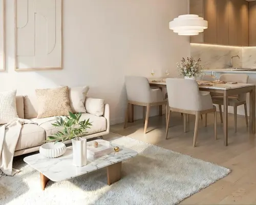 Apartament z tarasem i widokiem na morze
