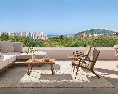 Apartament z tarasem i widokiem na morze