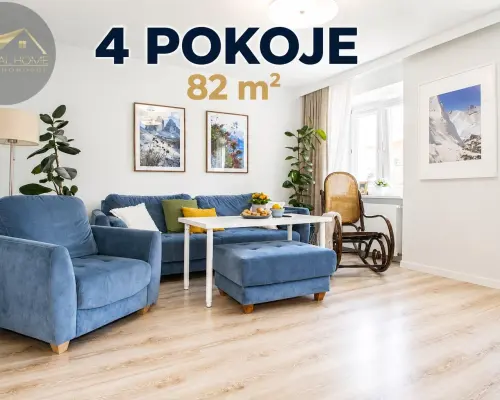 4 pokoje, 82m2 blisko Osiedla Młodych, 3 poziomy