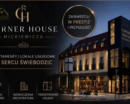 Corner House Mickiewicza 1 / 4 pokoje/ 90,13m2