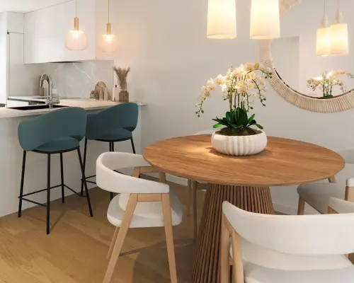 Doskonałe apartamenty z widokiem na góry i morze