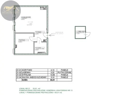 Corner House Mickiewicza 1 / 2 pokoje