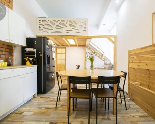 71m2 parter, 3 pokoje z antresolami