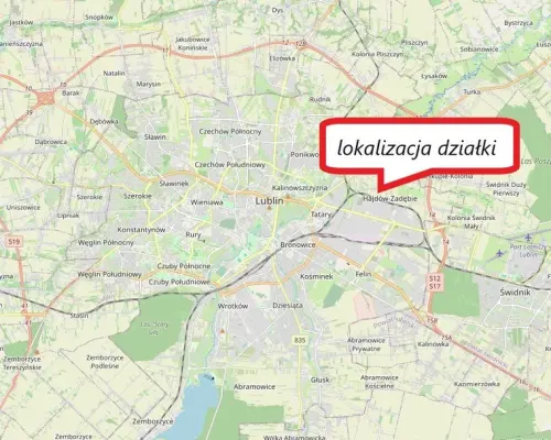 Działka Lublin-Zadębie inwestycyjna/budowlana