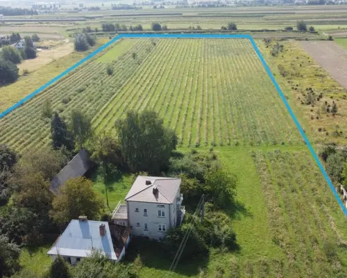 Działka 22 MN 1072 m2 w Końskowoli gm. Puławy.