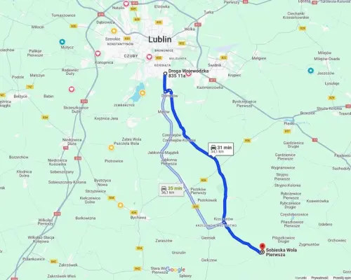 Dom/siedlisko na wsi 35 km od Lublina.