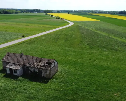 Działka 6462 z widokiem na muzeum w Czarnolesie