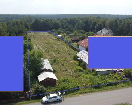 Działka z MPZP 0,54 ha w Bronowicach gm. Puławy..