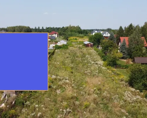 Działka z MPZP 0,54 ha w Bronowicach gm. Puławy..