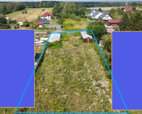 Działka z MPZP 0,54 ha w Bronowicach gm. Puławy..