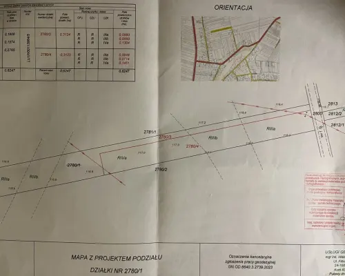 Działka rolno-budowlana 0,31 ha w Gołębiu k/Puław.