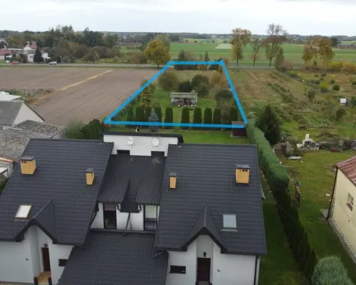 Działka 4017 m2 budowlana Leokadiów gm. Puławy.