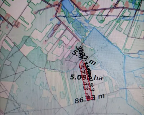 Działka leśna 3,90 ha w Brodach  gm. Pierzchnica.
