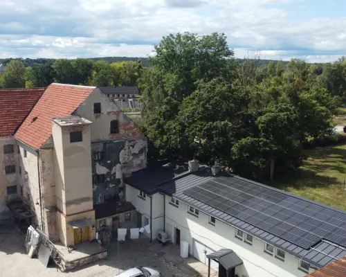 Kompleks budynków przy ul. 6 Sierpnia w Puławach..