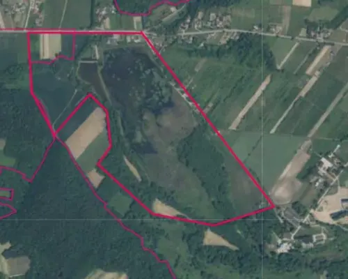 Działka 35 ha z ruinami papierni w Celejowie.