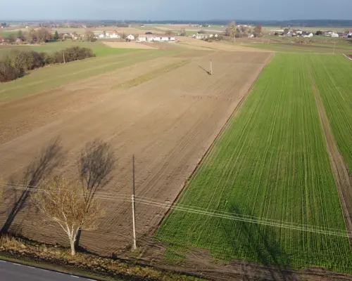 Działka z WZ w Helenowie/Policzna 16 km od Puław