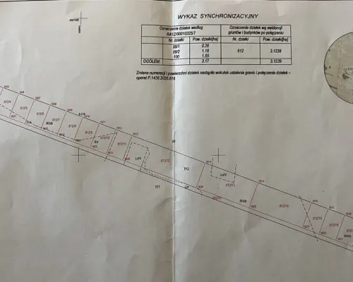 Działka (1182 m2) z WZ w Jabłonowie gm. Policzna.