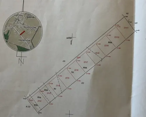 Działka z WZ w Helenowie/Policzna 16 km od Puław
