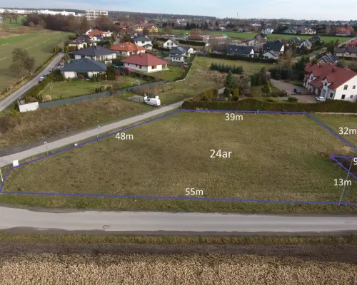 Kalinówka, 23ar, budowlana, media
