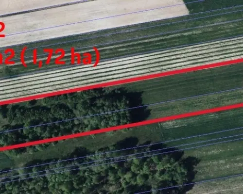 Działka budowlana 15 ar Kozioł g. Baranów