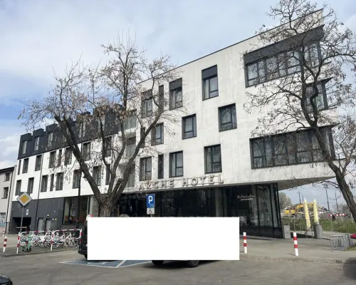 Pokój o pow. 16,26 m2 w hotelu ARCHE w Lublinie.