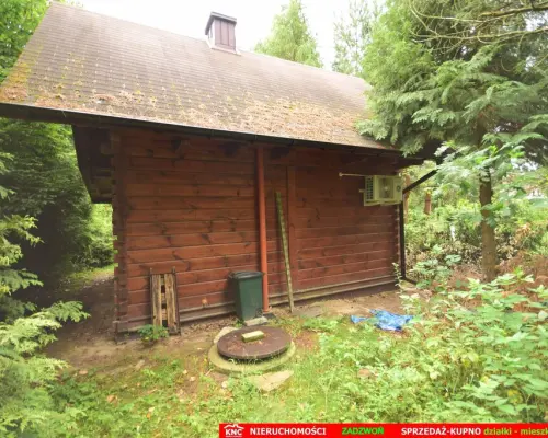 Domek letni na Pojezierzu Łęczyńsko-Włodawskim.