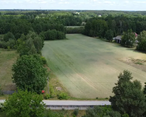 Działka budowlana 3000 m2 w Siekierce gm. Chotcza