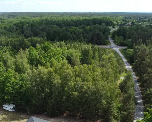 Działka budowlana 3000 m2 w Siekierce gm. Chotcza