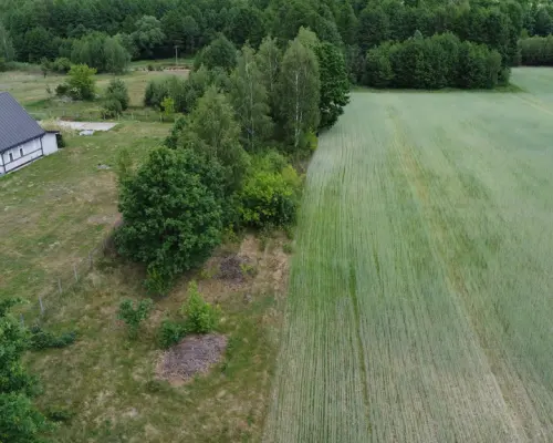 Działka budowlana 3000 m2 w Siekierce gm. Chotcza