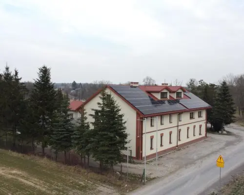 Budynek usługowy, hotel, Strzeszowice, Lublin,