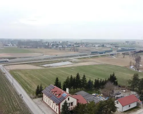 Budynek usługowy, hotel, Strzeszowice, Lublin,